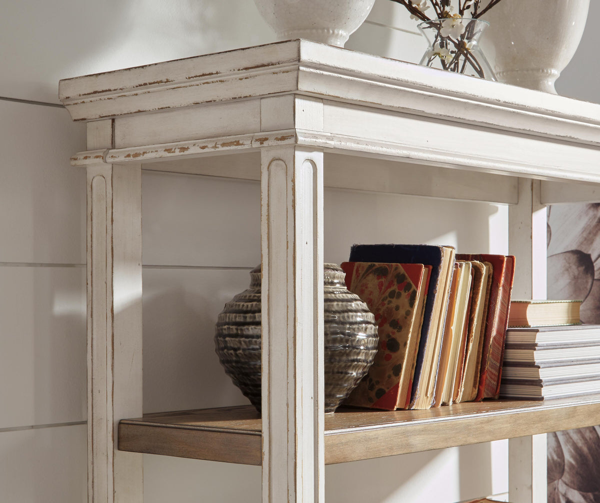 Realyn 75" Bookcase - H743-70 - finish or detail (supplier image 6)