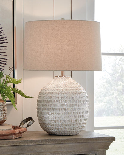 Jamon Table Lamp - L100764 - product view or room setting; only table lamp included (supplier image 2)