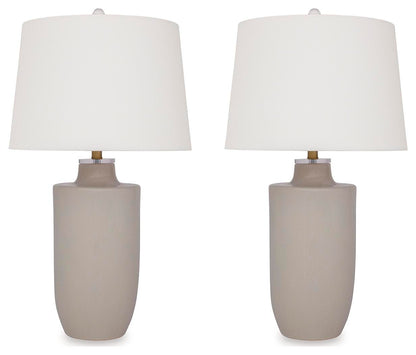 Cylener Table Lamps (Set of 2) - L100794X2 - product view or room setting; set of 2; individual included-item views (supplier image 2)