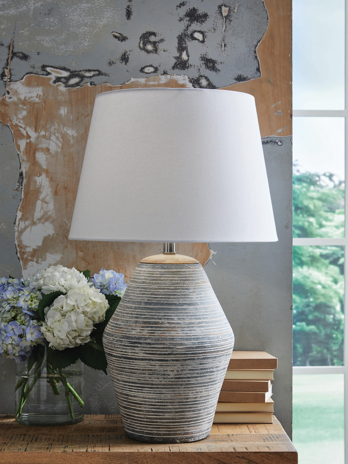 Lawrock Table Lamp - L100834 - product view or room setting; only table lamp included (supplier image 2)