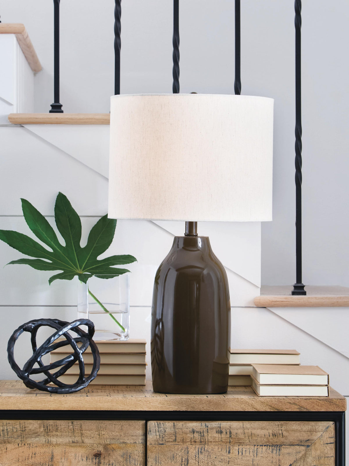 Jyler Table Lamp - L100904 - product view or room setting; only table lamp included (supplier image 2)