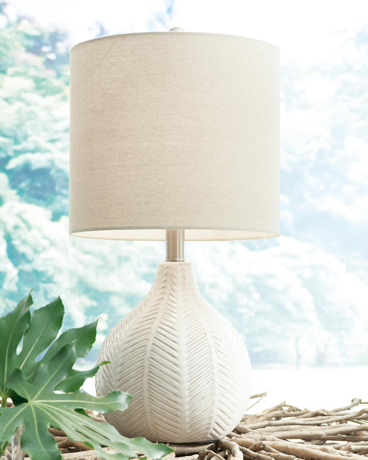Rainermen Table Lamp - L180024 - product view or room setting; only table lamp included (supplier image 2)