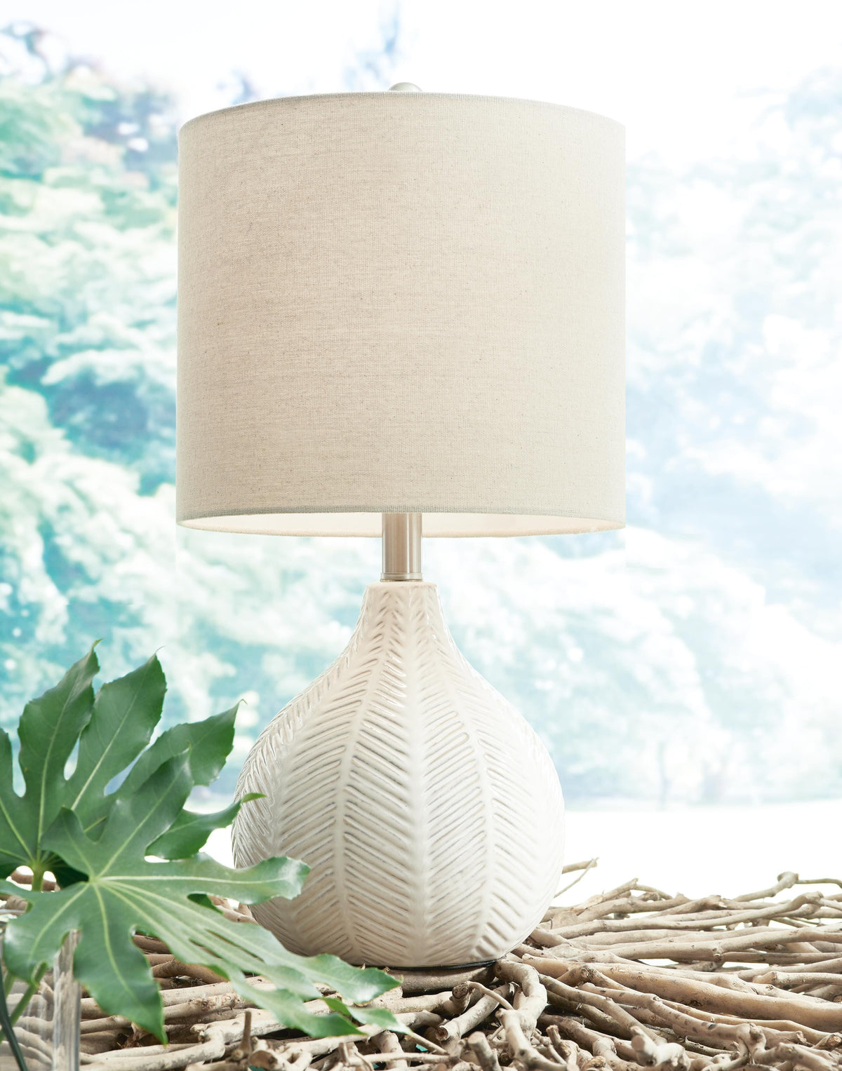 Rainermen Table Lamps (Set of 2) - L180024X2 - product view or room setting; set of 2; individual included-item views (supplier image 1)