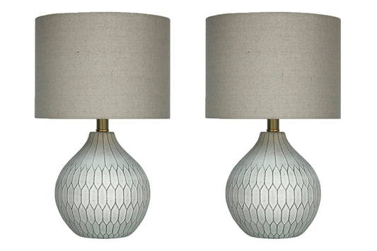 Wardmont Table Lamps (Set of 2) - L180094X2 - product view or room setting; set of 2; individual included-item views (supplier image 2)