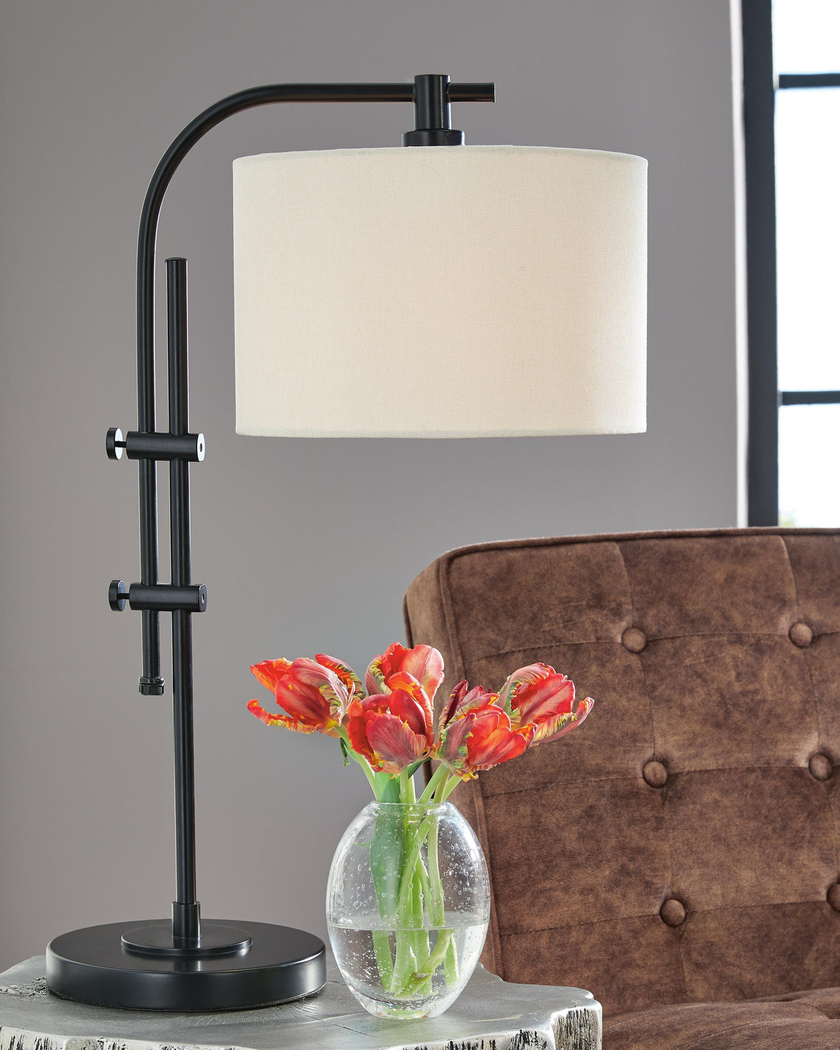 Baronvale Table Lamps (Set of 2) - L206043X2 - product view or room setting; set of 2; individual included-item views (supplier image 5)