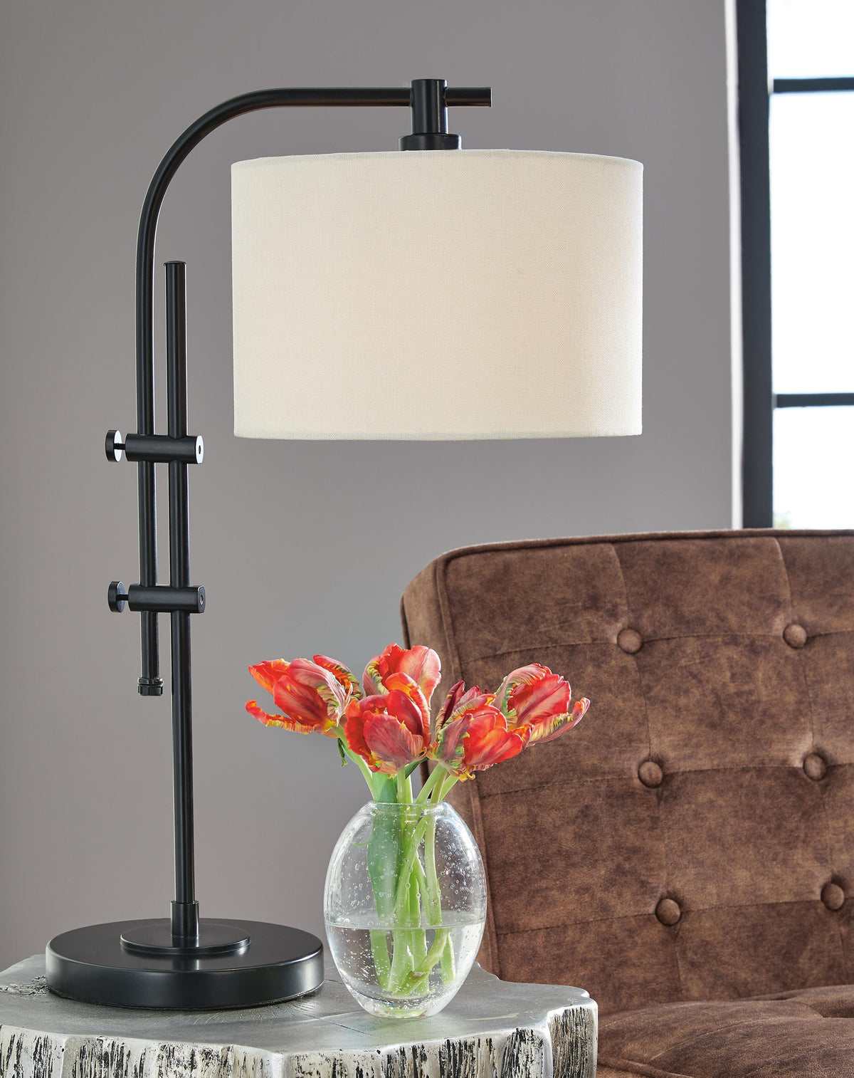 Baronvale Table Lamps (Set of 2) - L206043X2 - product view or room setting; set of 2; individual included-item views (supplier image 1)