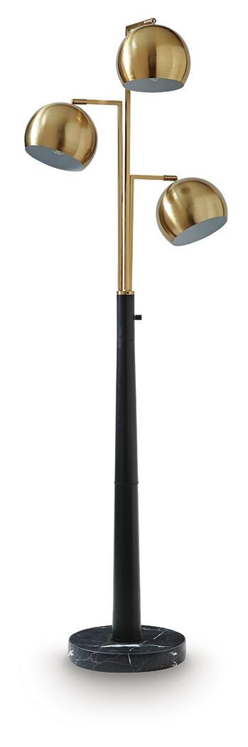 Sorcha Floor Lamp - L206111 - product view or room setting; only floor lamp included (supplier image 1)