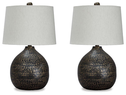 Maire Table Lamps (Set of 2) - L207294X2 - product view or room setting; set of 2; individual included-item views (supplier image 2)