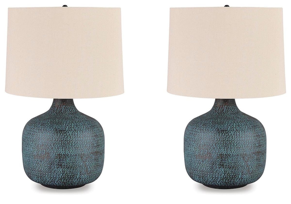 Malthace Table Lamps (Set of 2) - L207304X2 - product view or room setting; set of 2; individual included-item views (supplier image 2)