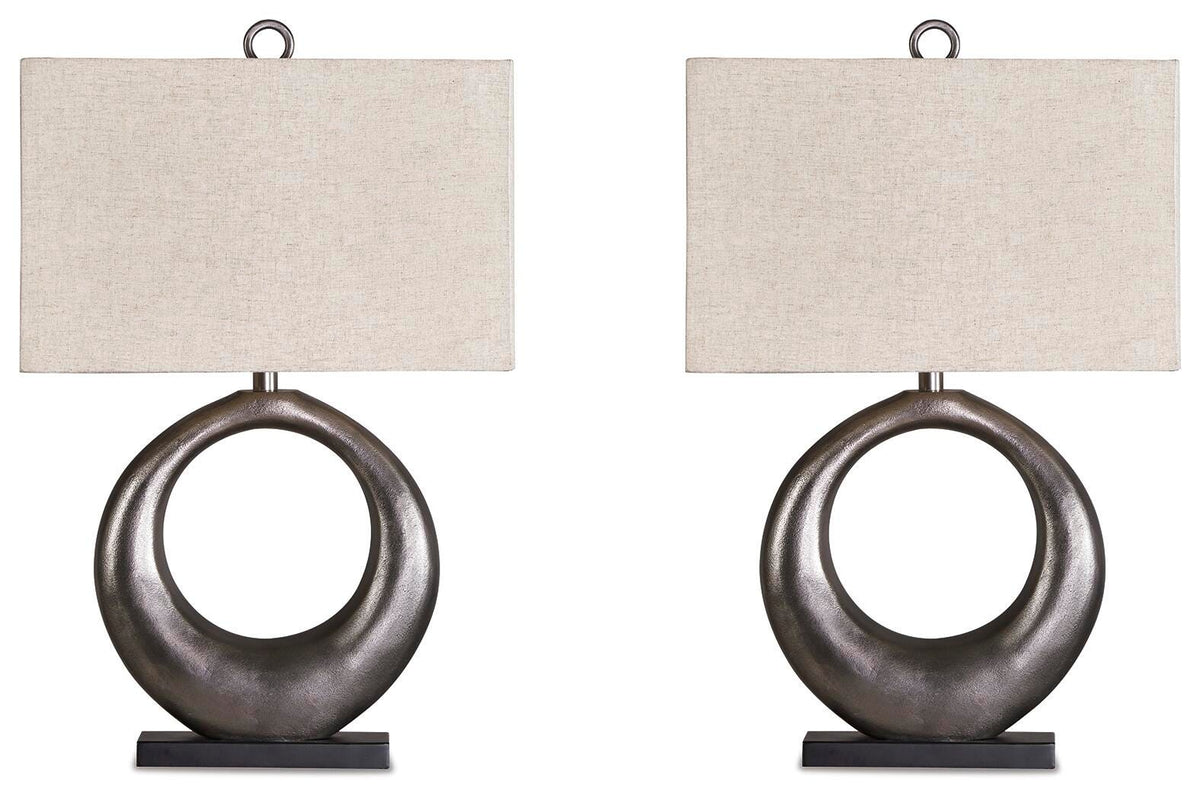 Saria Table Lamps (Set of 2) - L207394X2 - product view or room setting; set of 2; individual included-item views (supplier image 2)