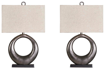 Saria Table Lamps (Set of 2) - L207394X2 - product view or room setting; set of 2; individual included-item views (supplier image 2)
