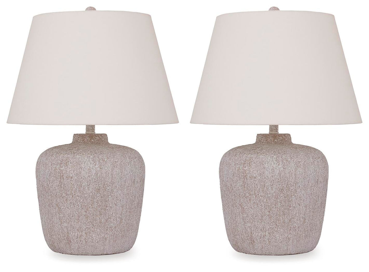 Danry Table Lamps (Set of 2) - L207454X2 - product view or room setting; set of 2; individual included-item views (supplier image 2)