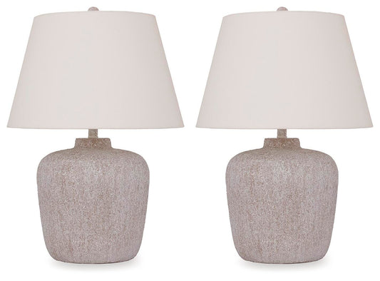 Danry Table Lamps (Set of 2) - L207454X2 - product view or room setting; set of 2; individual included-item views (supplier image 2)
