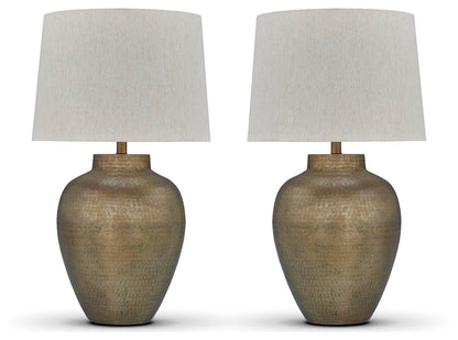 Madney Table Lamps (Set of 2) - L207494X2 - product view or room setting; set of 2; individual included-item views (supplier image 2)