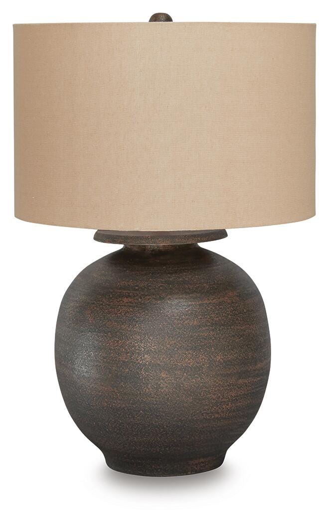 Carlenbury Table Lamp - L207574 - product view or room setting; only table lamp included (supplier image 1)