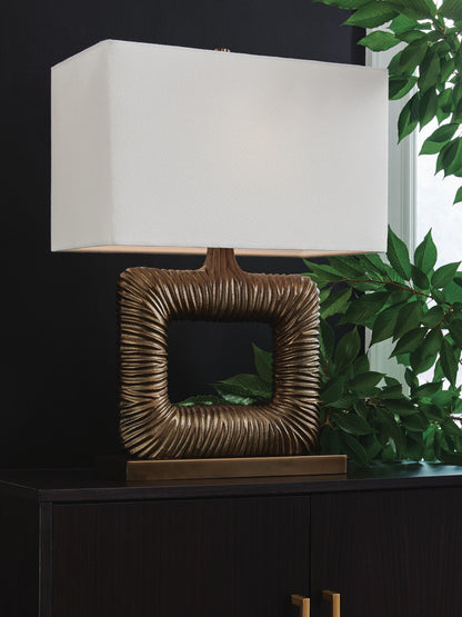Garronby Table Lamp - L207604 - product view or room setting; only table lamp included (supplier image 2)