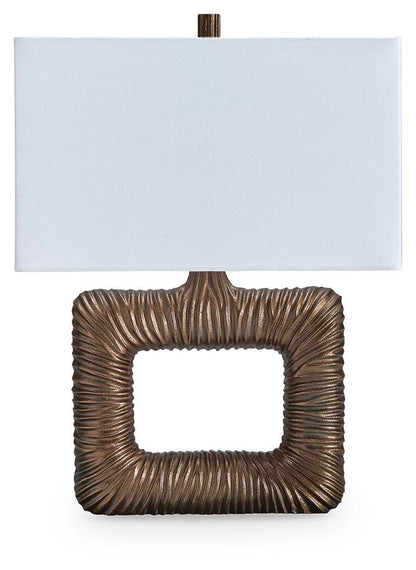 Garronby Table Lamp - L207604 - product view or room setting; only table lamp included (supplier image 1)