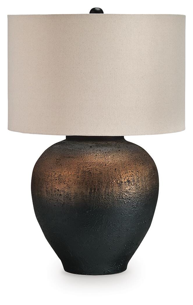 Newgerhard Table Lamp - L207644 - product view or room setting; only table lamp included (supplier image 1)