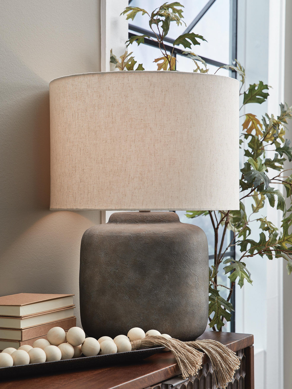 Zandophen Table Lamp - L207654 - product view or room setting; only table lamp included (supplier image 2)
