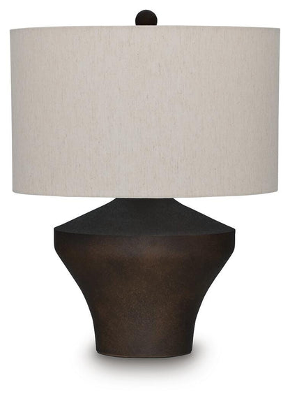 Dolanham Table Lamp - L207674 - product view or room setting; only table lamp included (supplier image 1)