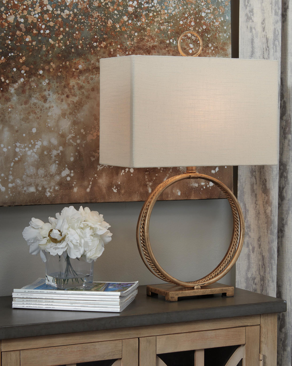 Mahala Table Lamp - L208124 - product view or room setting; only table lamp included (supplier image 2)