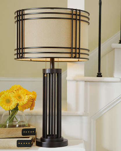 Hanswell Table Lamps (Set of 2) - L208294X2 - product view or room setting; set of 2; individual included-item views (supplier image 1)