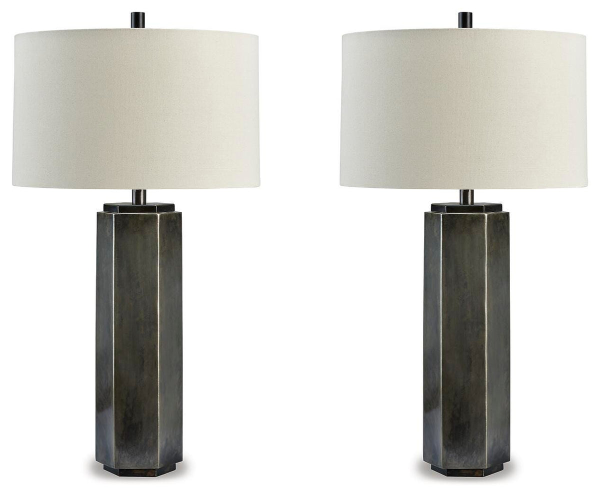 Dirkton Table Lamps (Set of 2) - L208324X2 - product view or room setting; set of 2; individual included-item views (supplier image 1)