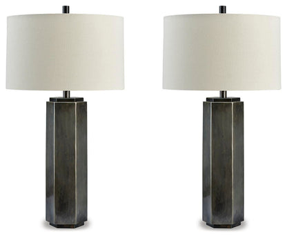 Dirkton Table Lamps (Set of 2) - L208324X2 - product view or room setting; set of 2; individual included-item views (supplier image 1)