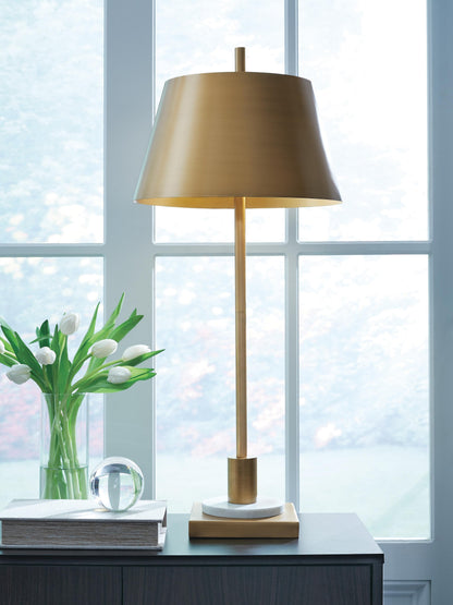 Fritzburn Table Lamp - L208444 - product view or room setting; only table lamp included (supplier image 2)