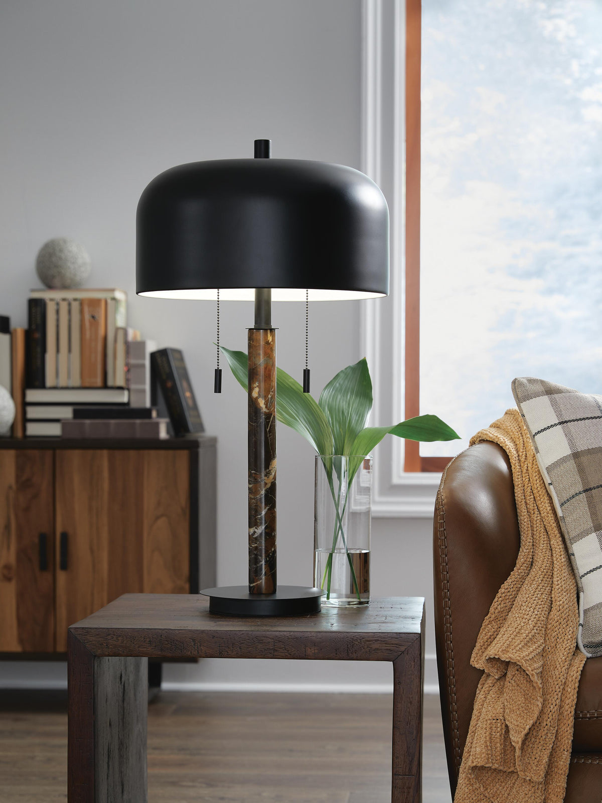 Alanbert Table Lamp - L208454 - product view or room setting; only table lamp included (supplier image 2)
