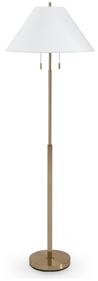 Haigwood Floor Lamp - L208471 - product view or room setting; only floor lamp included (supplier image 1)