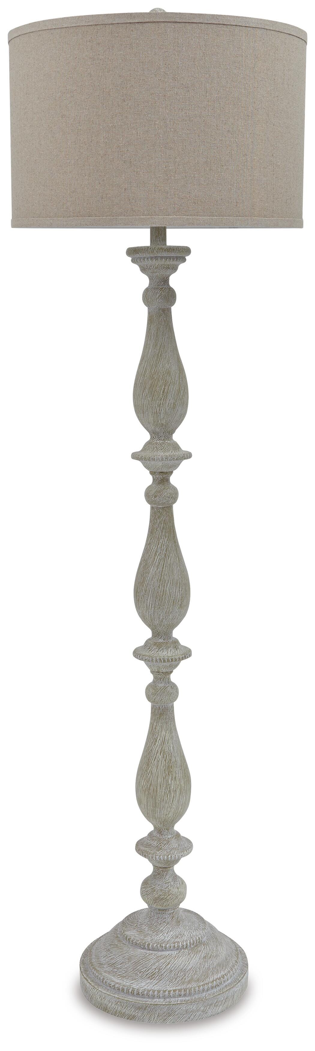 Bernadate Floor Lamp - L235341 - product view or room setting; only floor lamp included (supplier image 1)