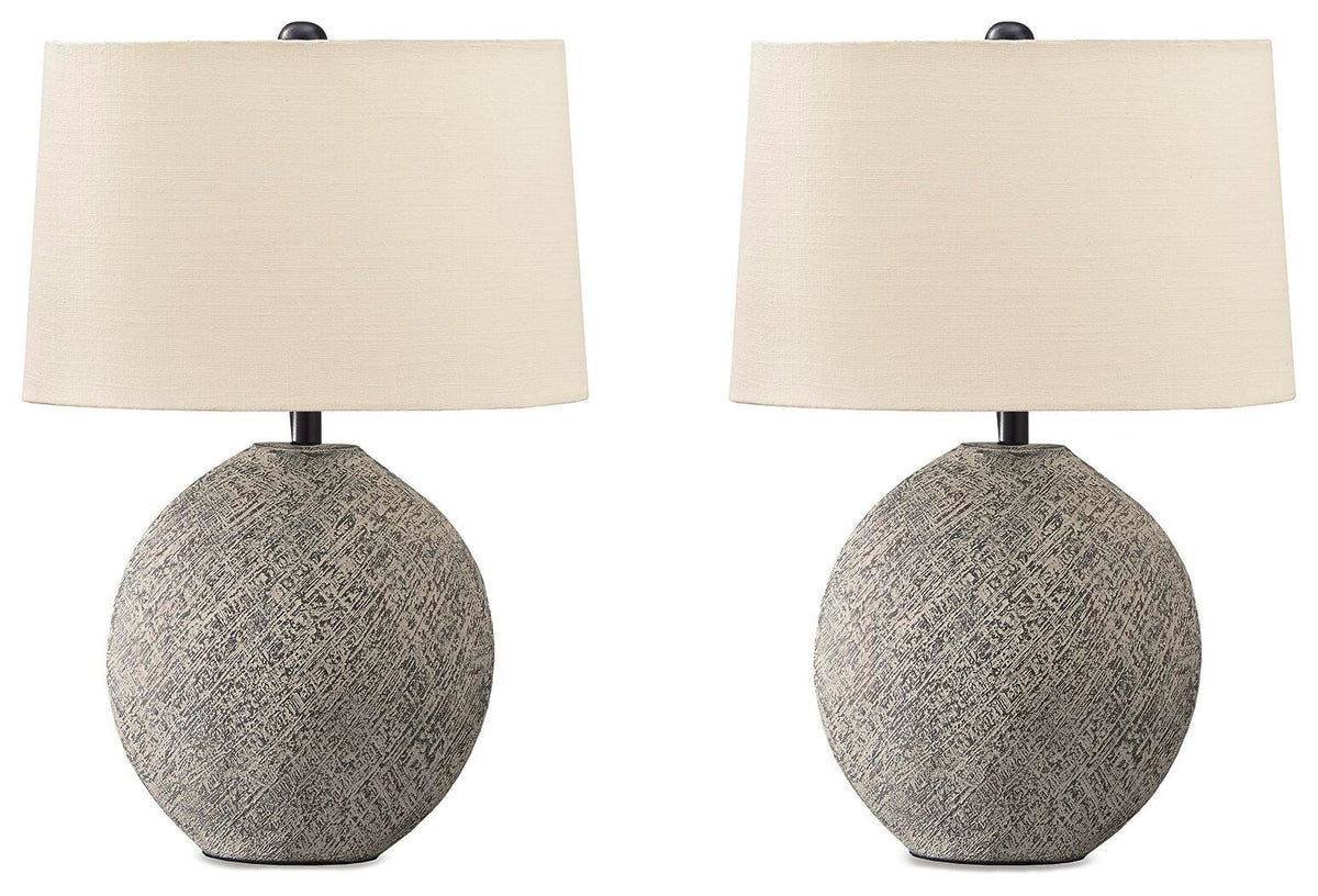 Harif Table Lamps (Set of 2) - L235624X2 - product view or room setting; set of 2; individual included-item views (supplier image 2)