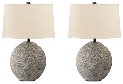 Harif Table Lamps (Set of 2) - L235624X2 - product view or room setting; set of 2; individual included-item views (supplier image 2)