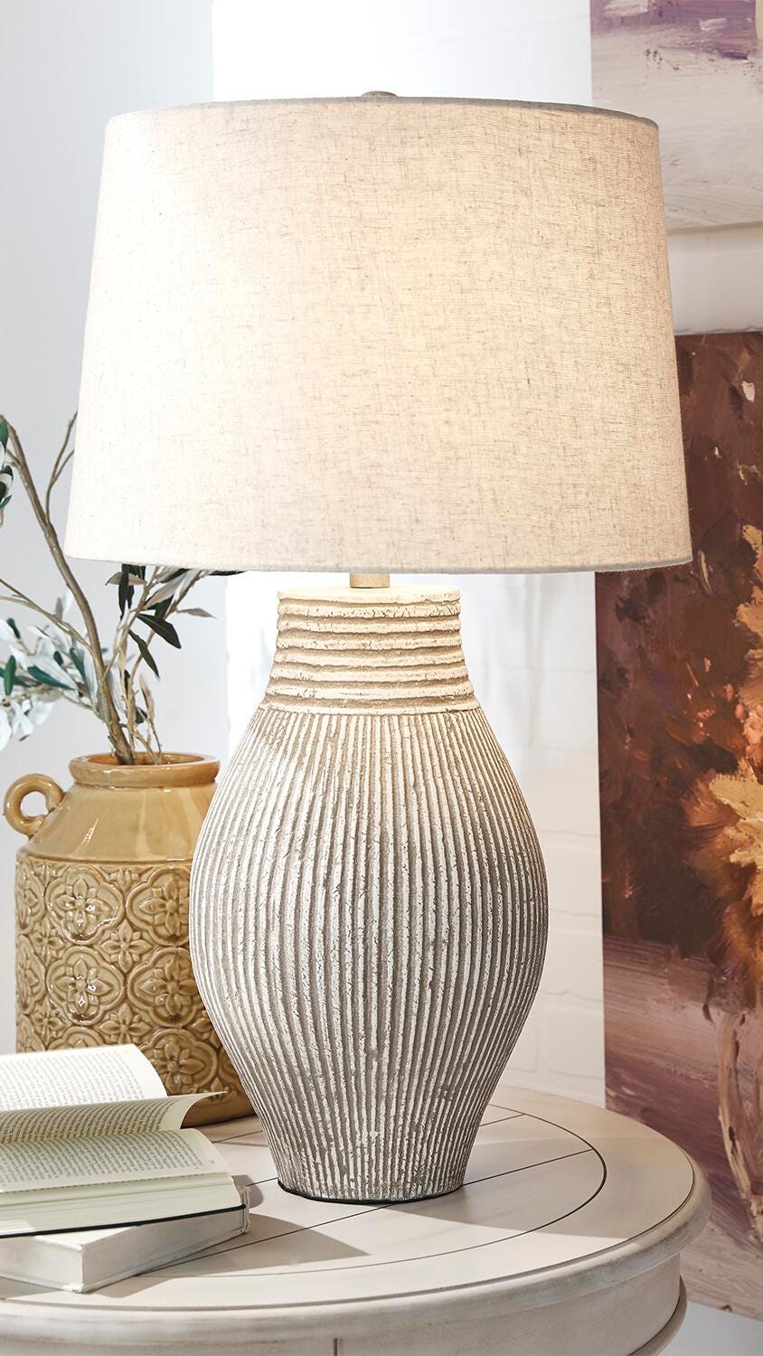 Layal Table Lamps (Set of 2) - L235634X2 - product view or room setting; set of 2; individual included-item views (supplier image 1)