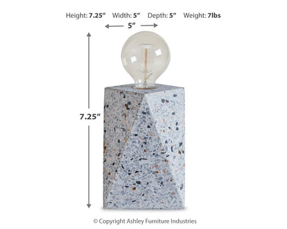Maywick Table Lamp - L235673 - approximate manufacturer dimensions (supplier image 4)