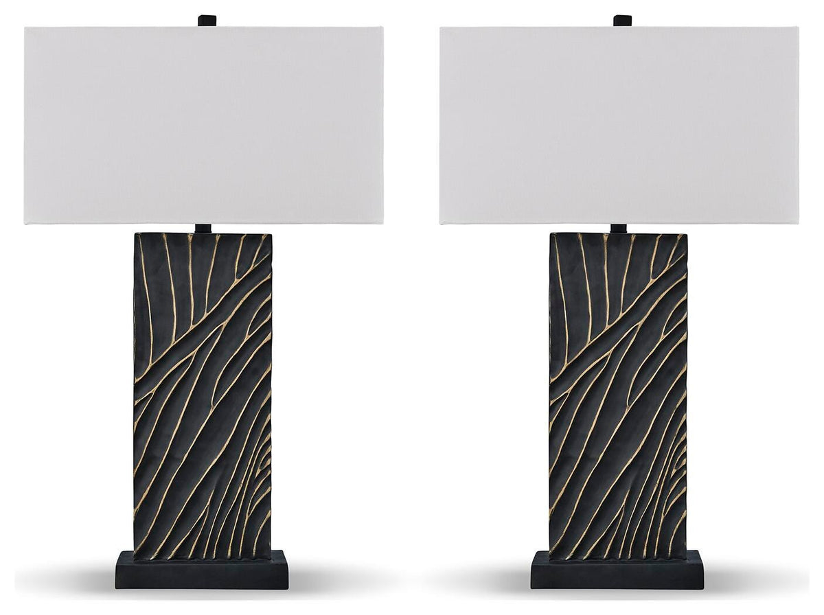 Bartlen Table Lamps (Set of 2) - L235774X2 - product view or room setting; set of 2; individual included-item views (supplier image 2)