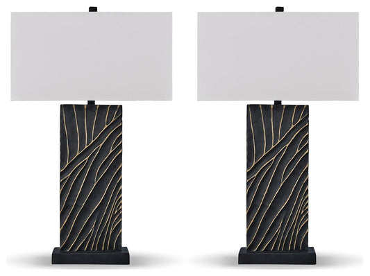 Bartlen Table Lamps (Set of 2) - L235774X2 - product view or room setting; set of 2; individual included-item views (supplier image 2)