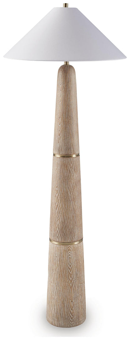 Gasparleigh Floor Lamp - L235811 - product view or room setting; only floor lamp included (supplier image 1)