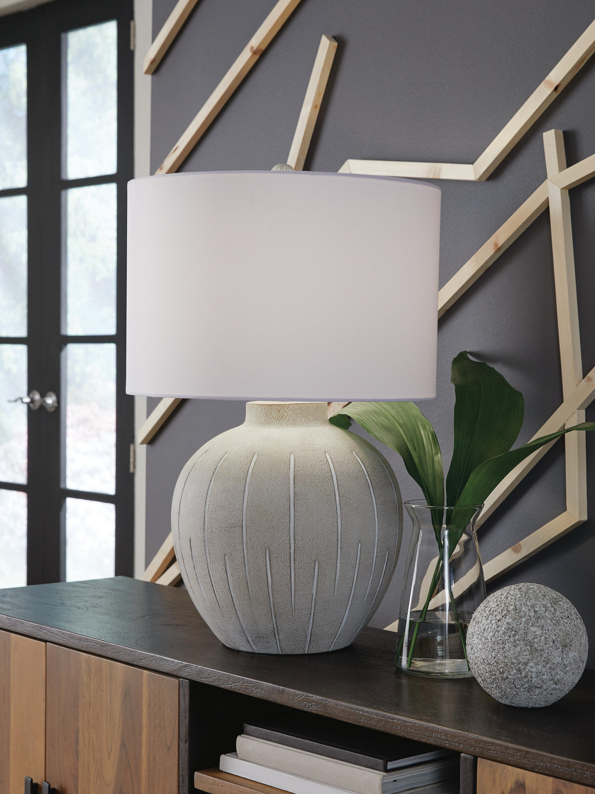 Calbert Table Lamp - L235824 - product view or room setting; only table lamp included (supplier image 2)