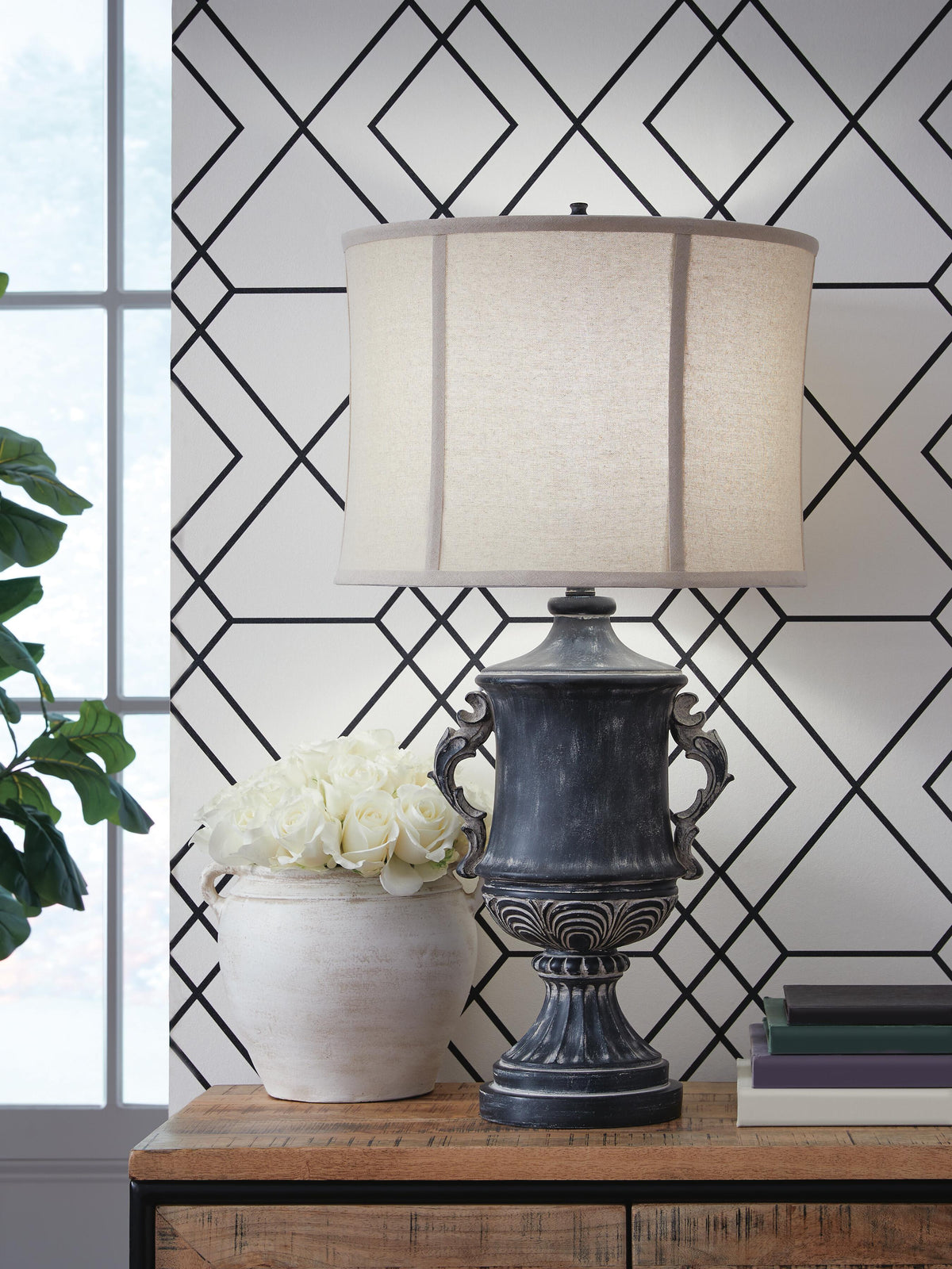 Morvanford Table Lamp - L235834 - product view or room setting; only table lamp included (supplier image 2)