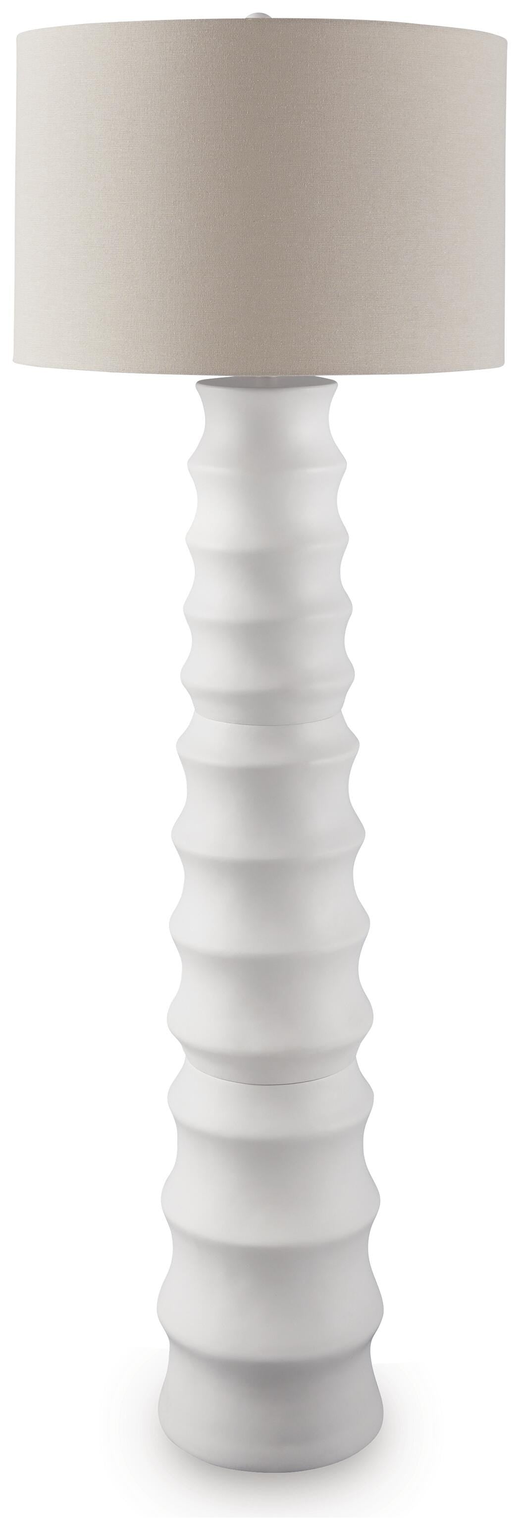 Veraleigh Floor Lamp - L235851 - product view or room setting; only floor lamp included (supplier image 1)