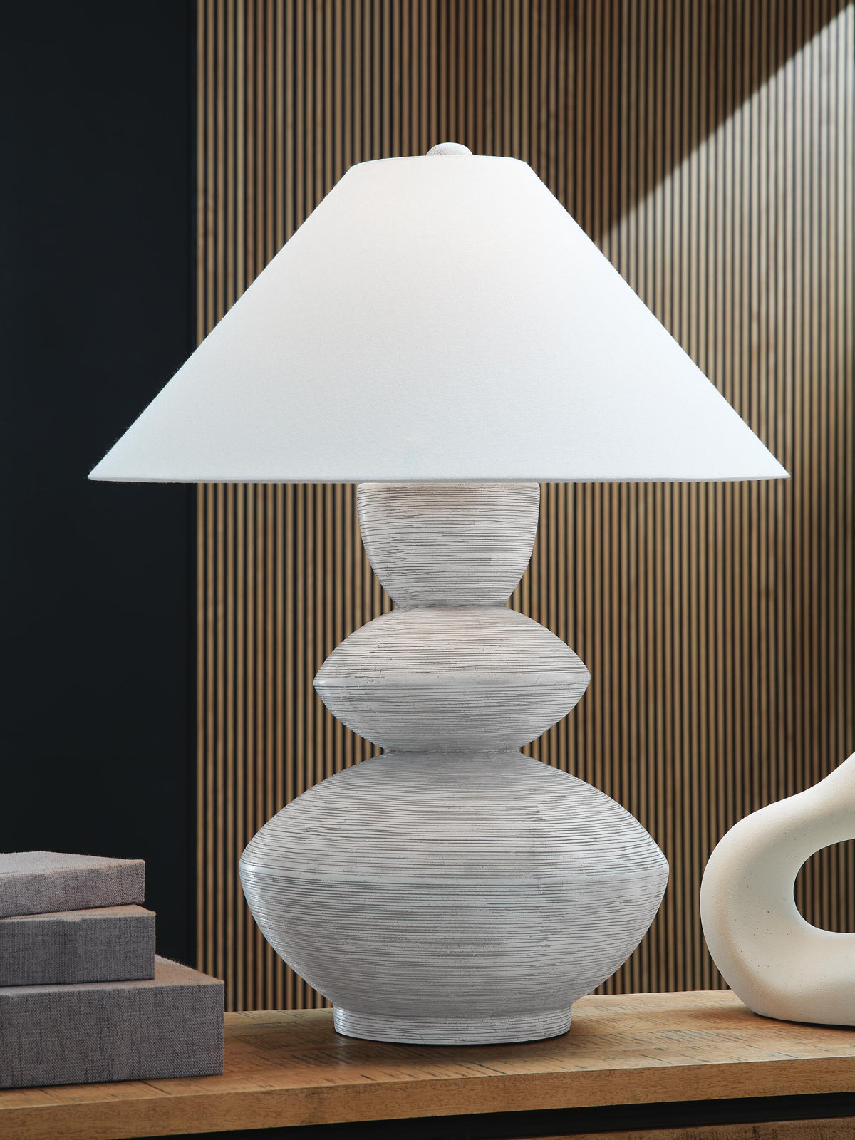 Brickdon Table Lamp - L235874 - product view or room setting; only table lamp included (supplier image 2)