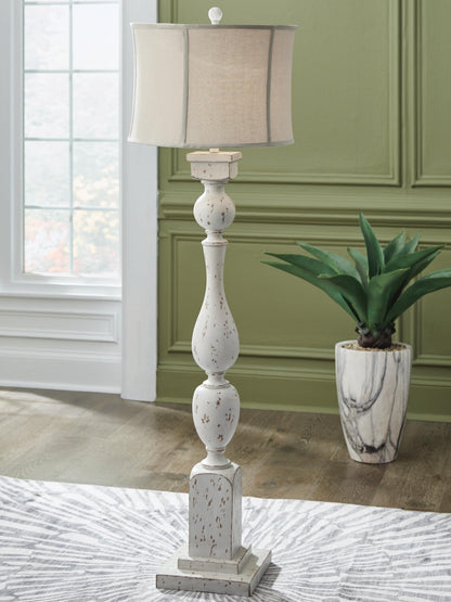 Madsbrook Floor Lamp - L235921 - product view or room setting; only floor lamp included (supplier image 2)