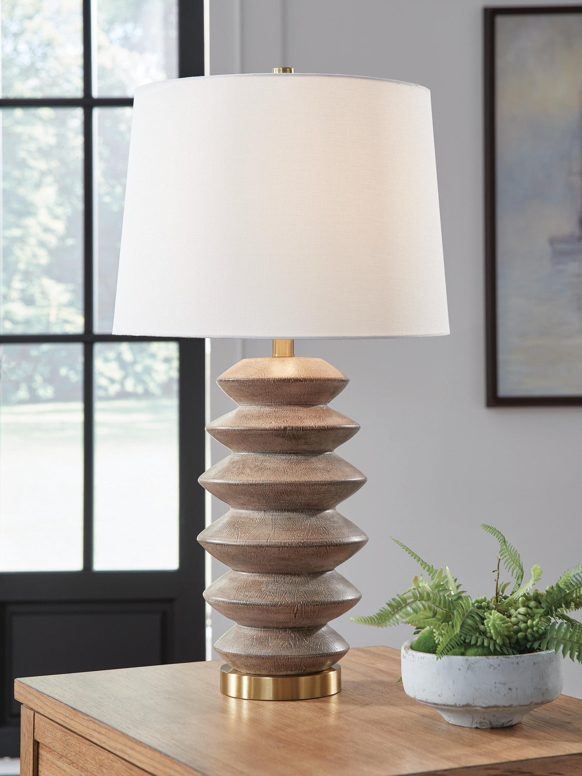 Jyllyard Table Lamp - L235944 - product view or room setting; only table lamp included (supplier image 2)