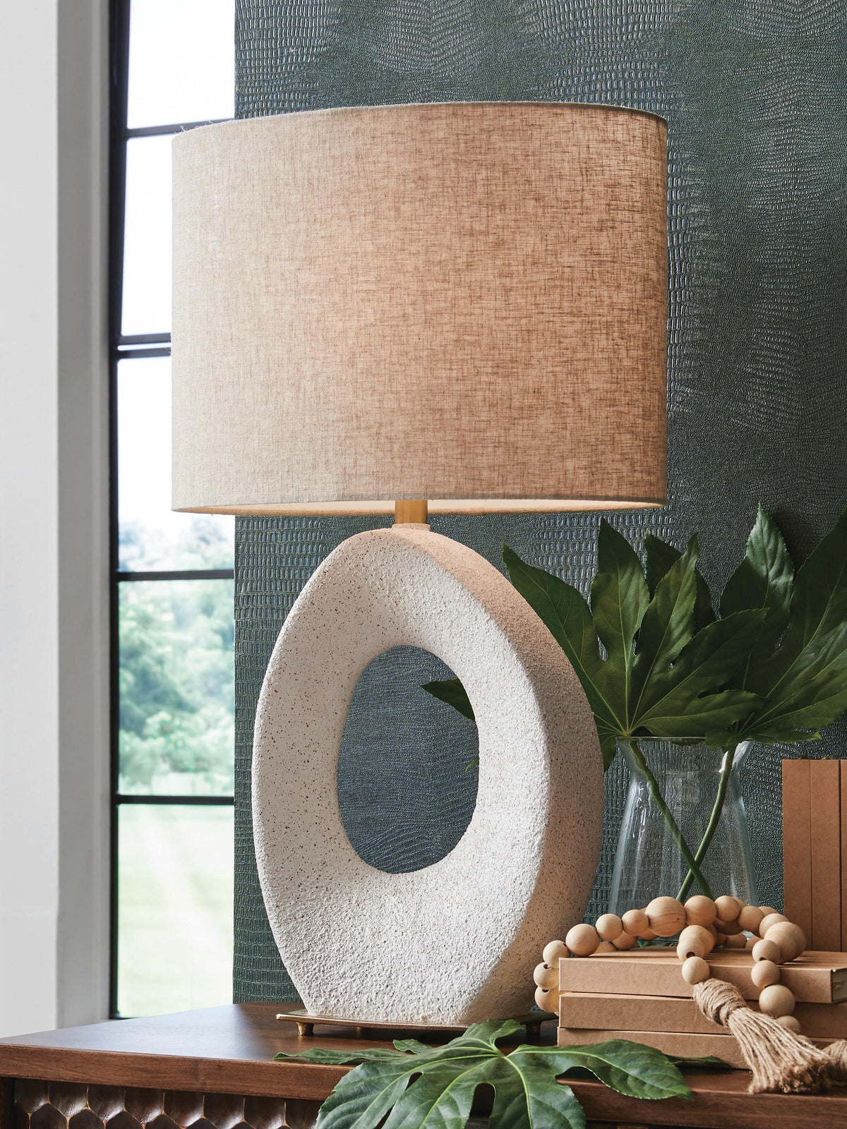 Trentlen Table Lamp - L235984 - product view or room setting; only table lamp included (supplier image 2)