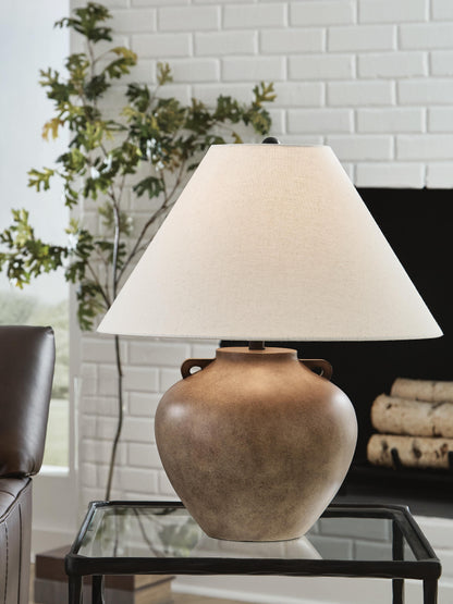 Ferrilby Table Lamp - L236064 - product view or room setting; only table lamp included (supplier image 2)