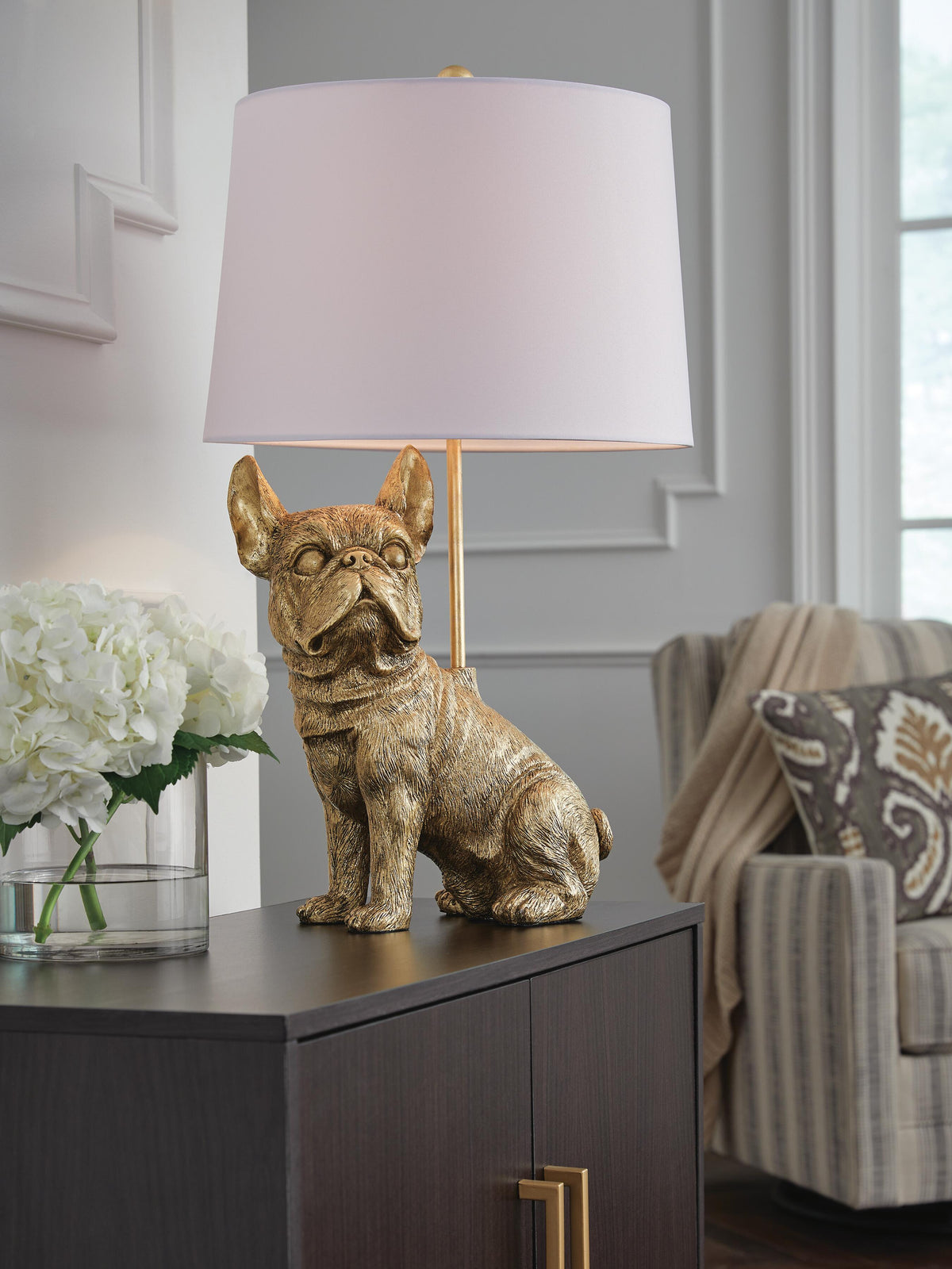 Wadeland Table Lamp - L317054 - product view or room setting; only table lamp included (supplier image 2)