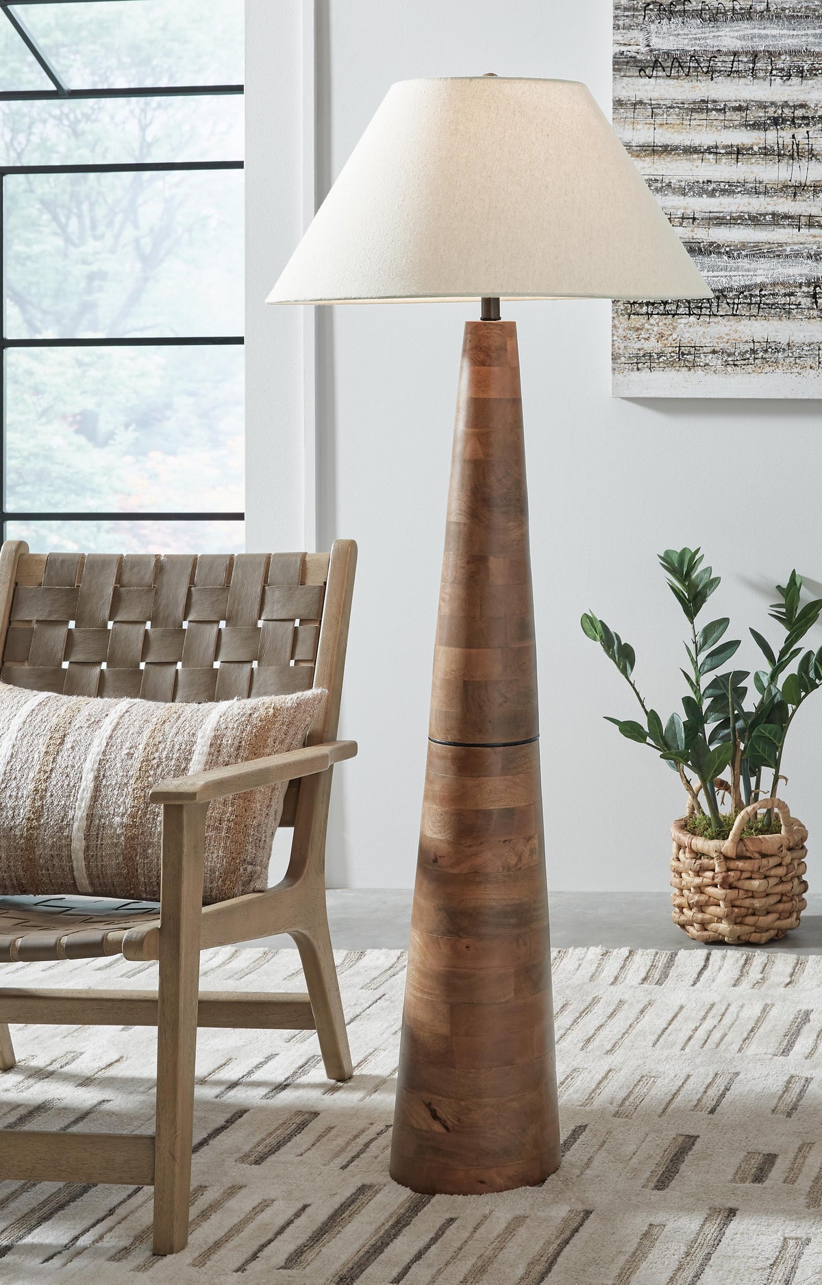Danset Floor Lamp - L329101 - product view or room setting; only floor lamp included (supplier image 2)
