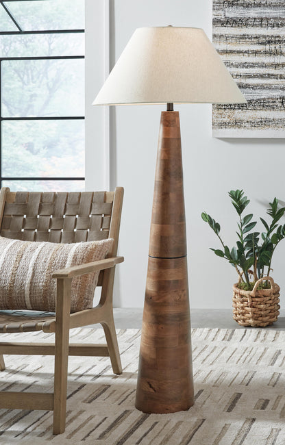 Danset Floor Lamp - L329101 - product view or room setting; only floor lamp included (supplier image 2)